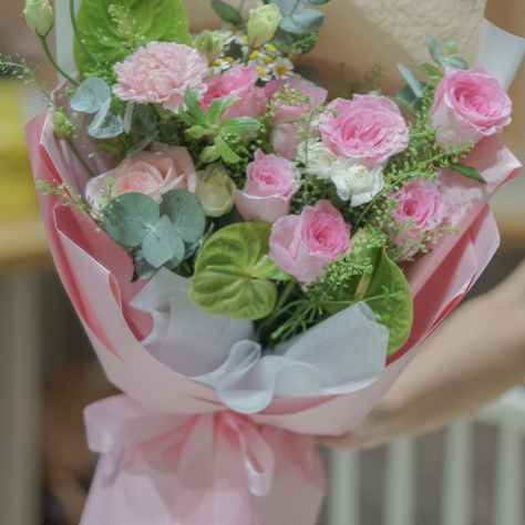 Hoa tặng người yêu - bó hoa tặng người yêu, tặng vợ dịp sinh nhật nhẹ nhàng sang trọng